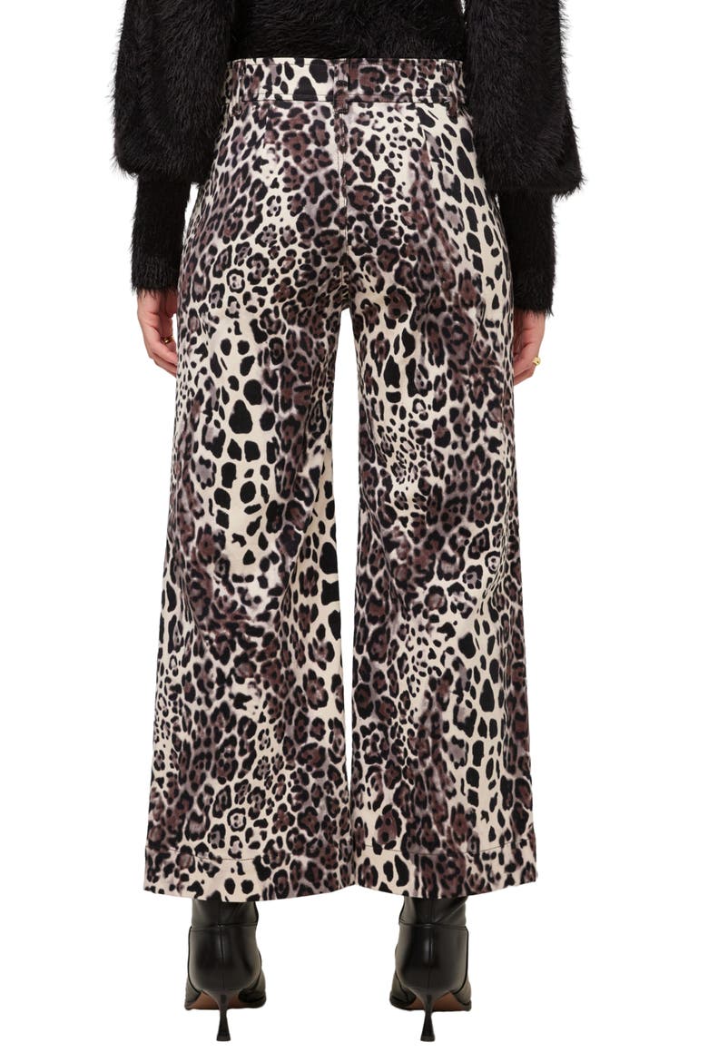 Rylee Print Wide Leg Cropped Pants, Alternate, color, PRINT