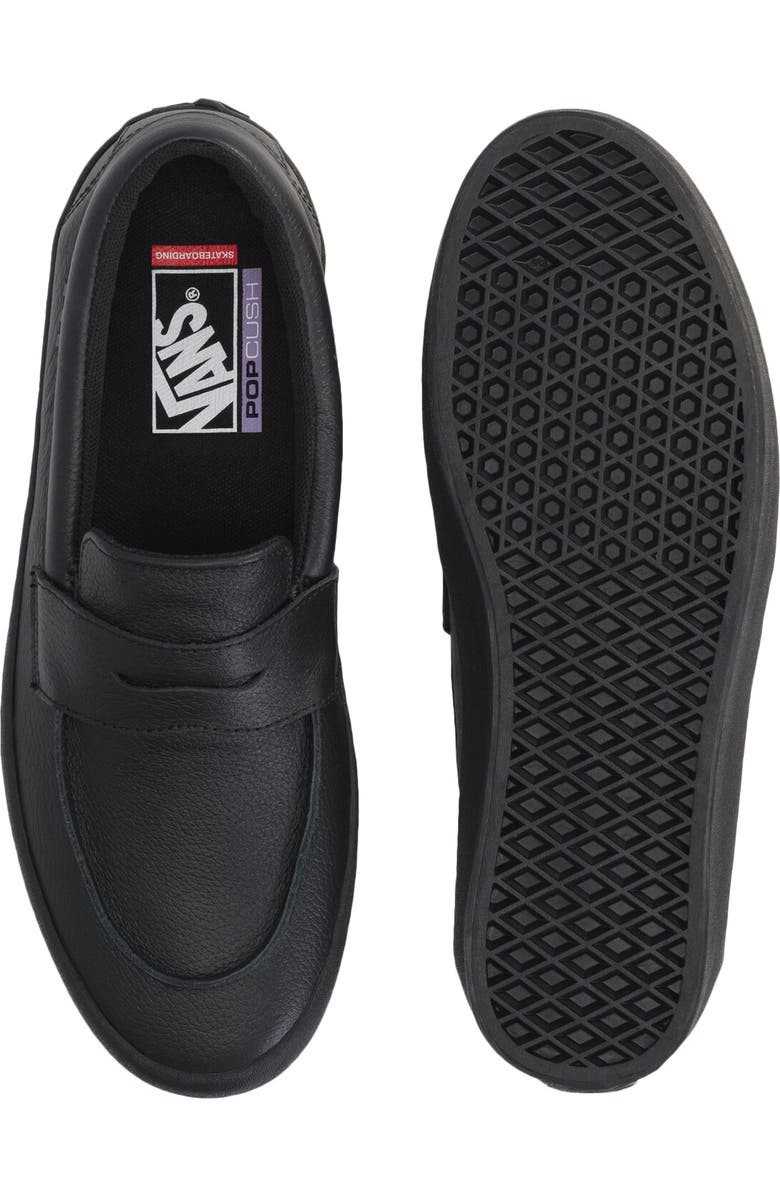 Vans Skate Loafer Sneaker, Alternate, color, Black/Black