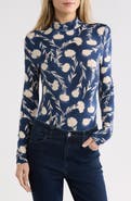 Scotch & Soda Long Sleeve Mock Neck Top