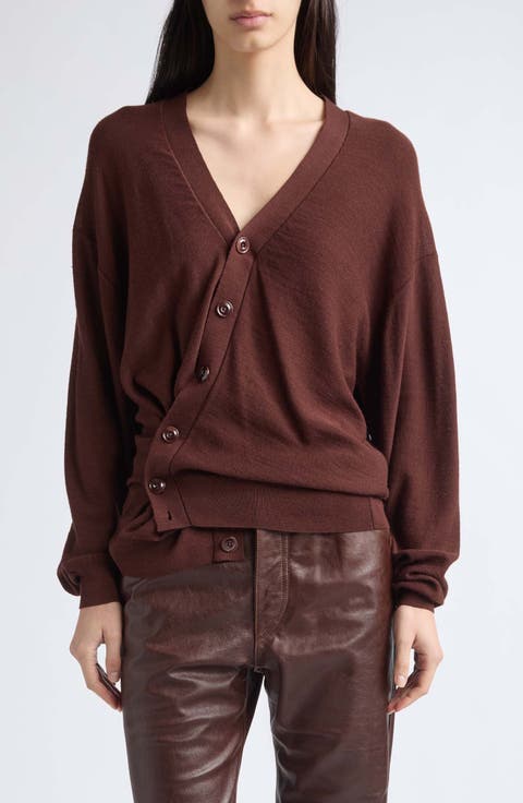 Relaxed Twisted Cardigan