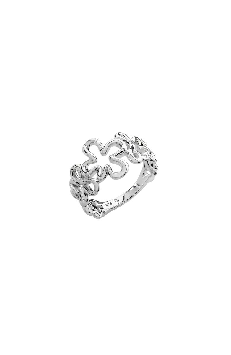 Lucy Quartermaine Splash Ring, Main, color, Sterling Silver