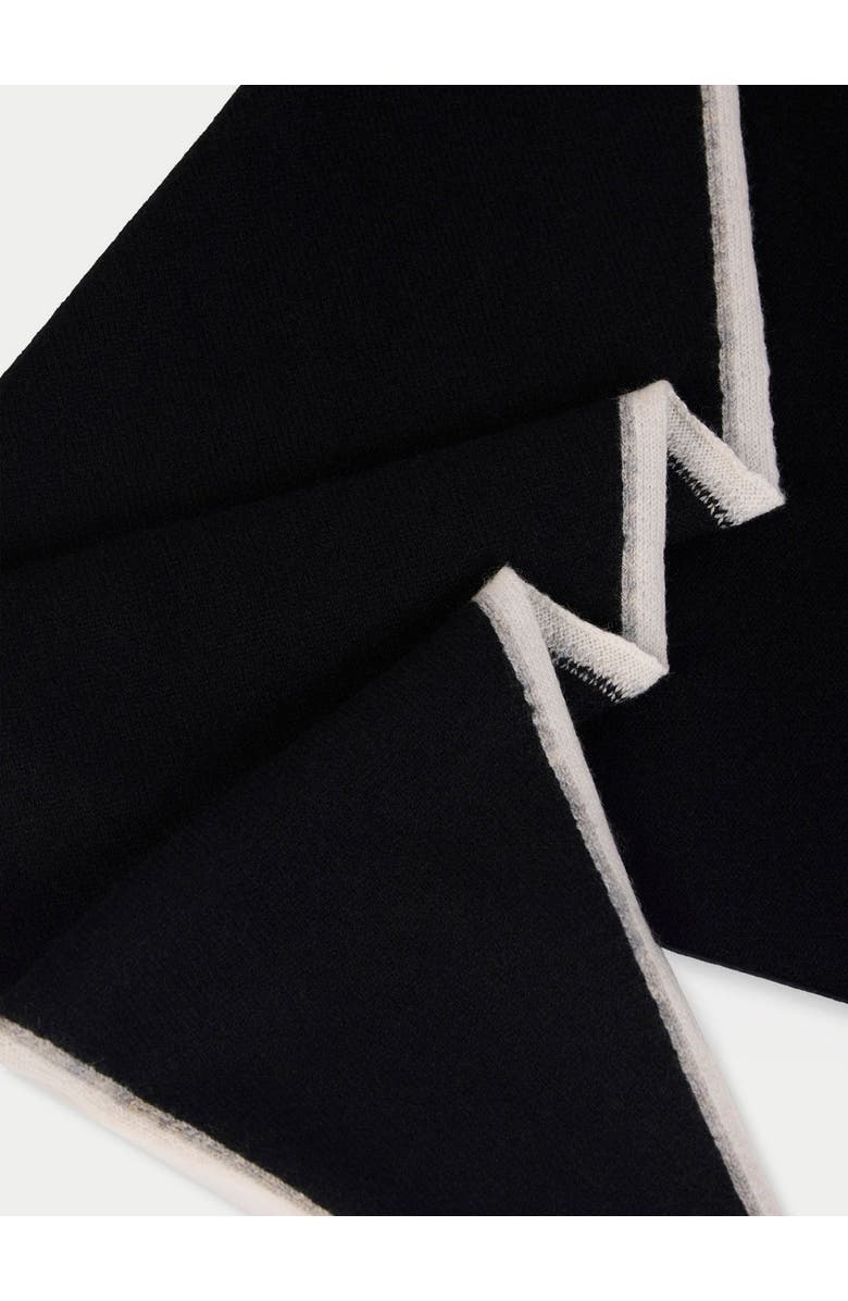 Gobi Cashmere Cashmere Diamond Scarf, Alternate, color, Black