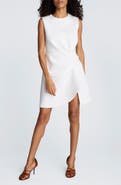 Kenneth Cole Drape Pleated Sleeveless Dress