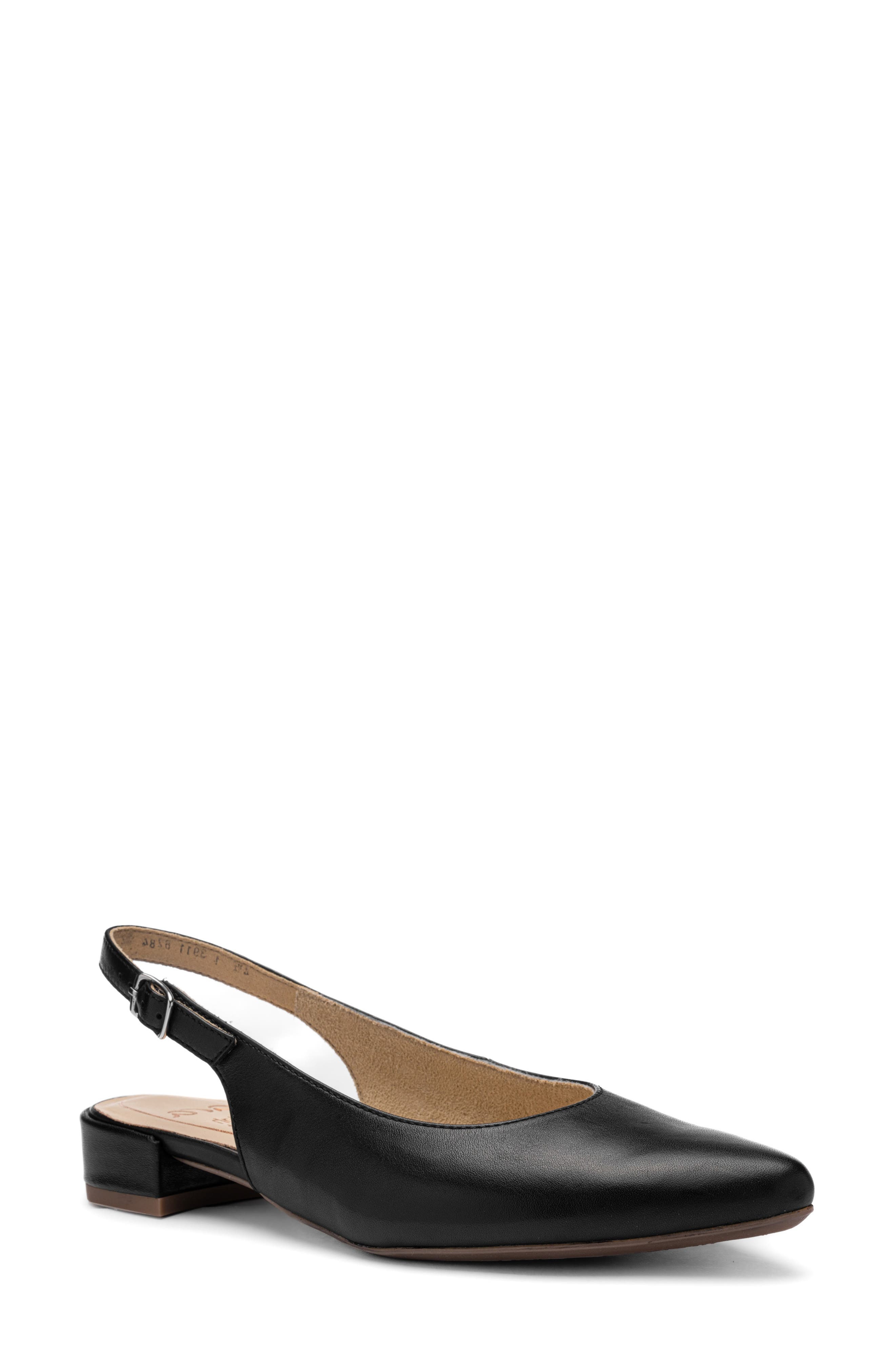 ara Pixie Slingback Pump, Main, color, Black