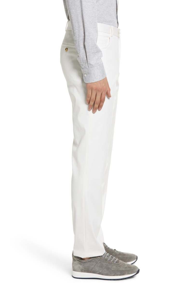 Sage Five-Pocket Pants, Alternate, color, WHITE