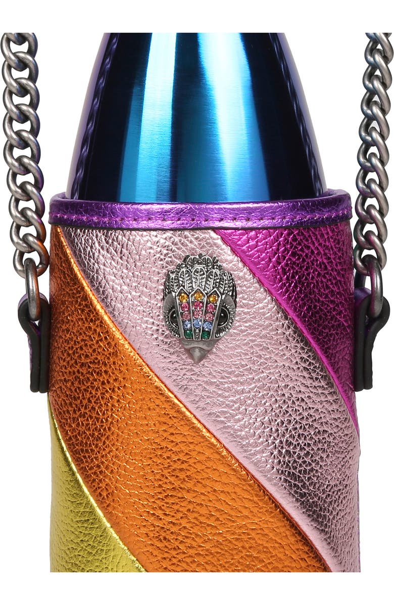 Kurt Geiger London Rainbow Shop The Quench Rainbow Water Bottle & Holder, Alternate, color,