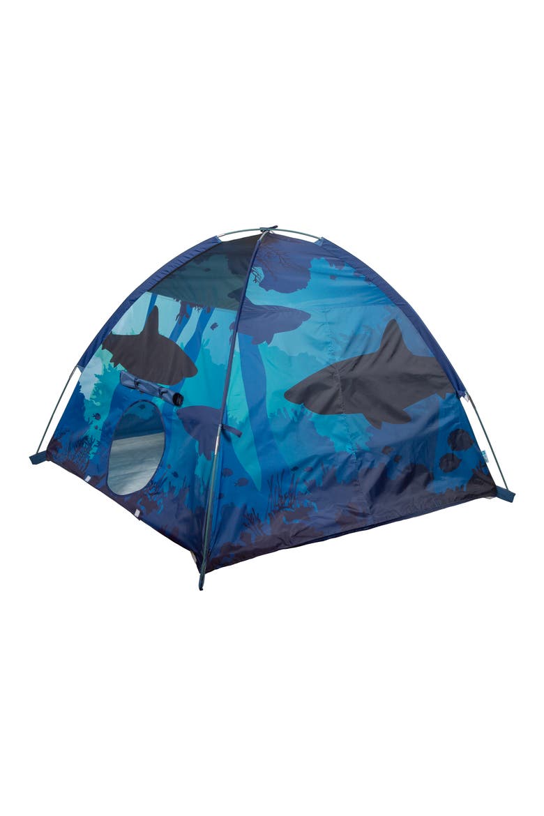 Shark Cove Play Tent, Main, color, BLUE