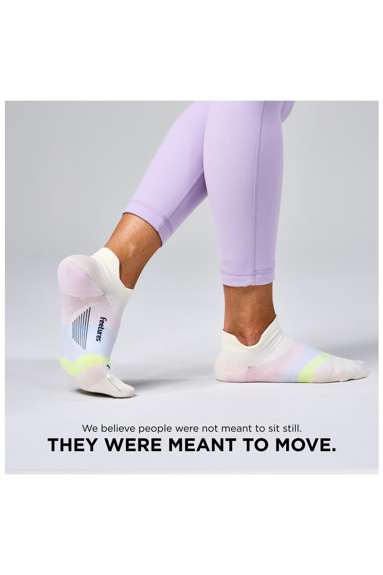 Elite Ultra Light Cushion Ankle Socks  Sport Sock with Targeted Compression, Alternate, color, Lilac Breeze