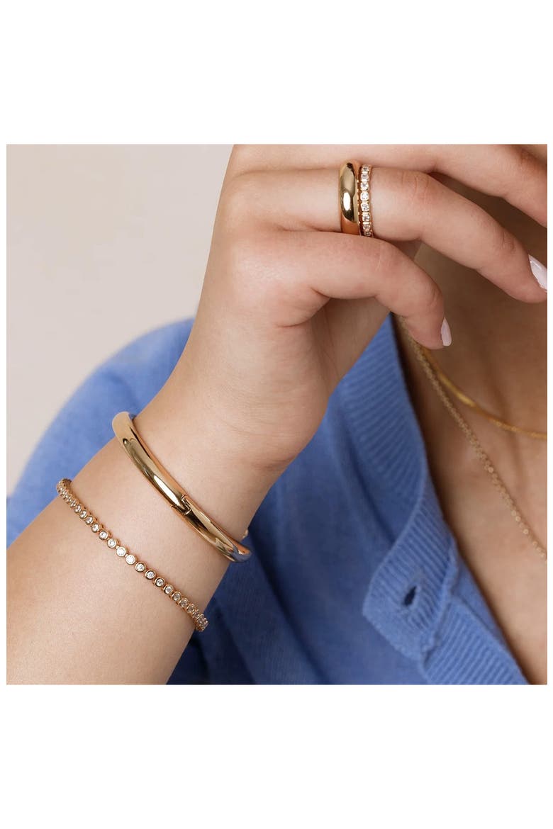 Sol Cuff Bracelet, Alternate, color, GOLD PLATED