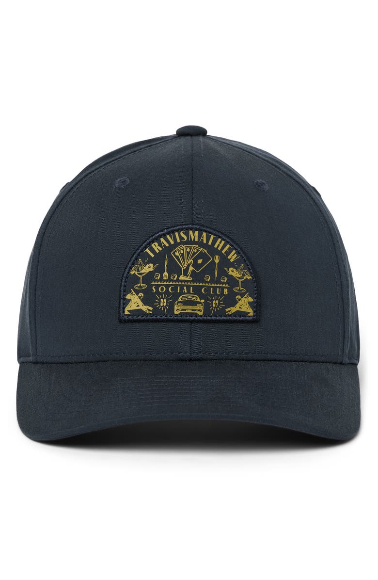 TravisMathew Club Dues Baseball Cap, Alternate, color, Total Eclipse