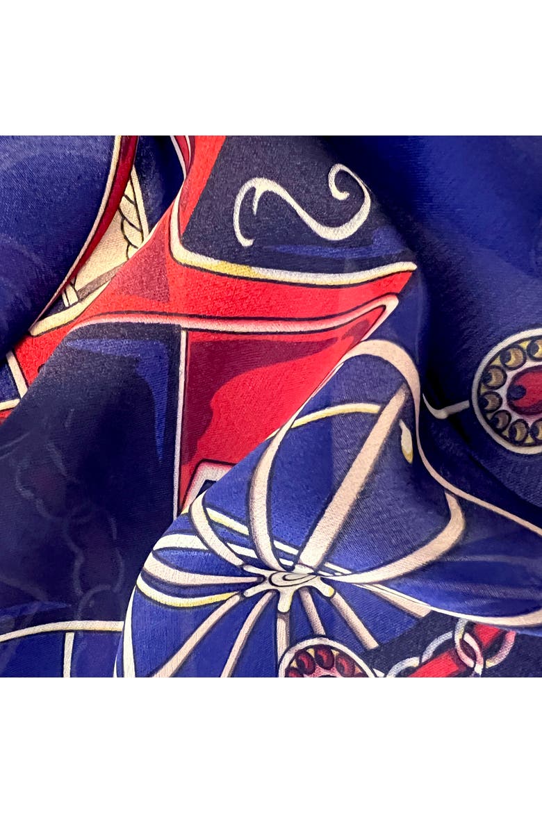 The Gemma Scarf, Alternate, color, Blue