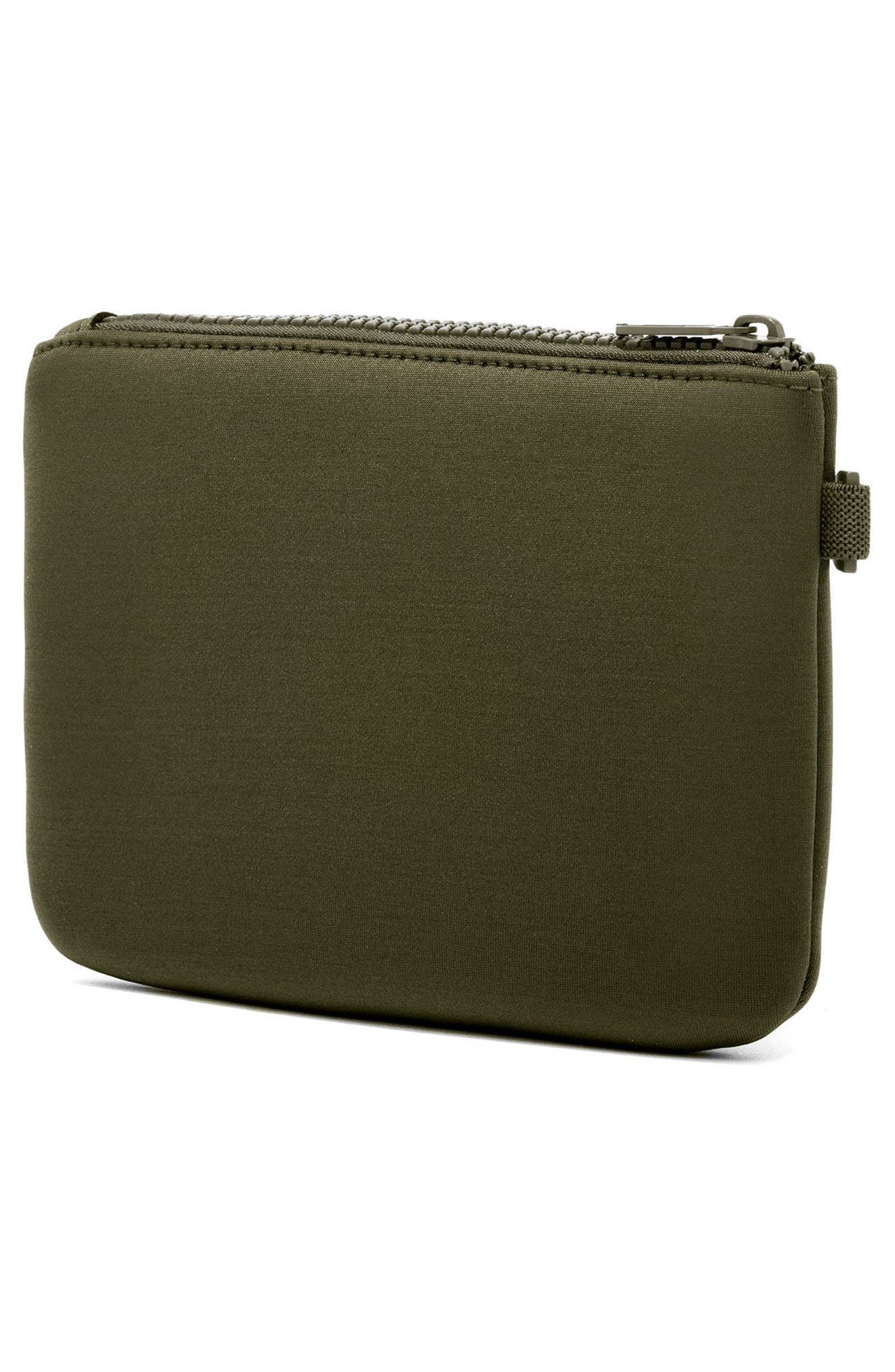 Scout Small Zip Top Pouch, Alternate, color, DARK MOSS