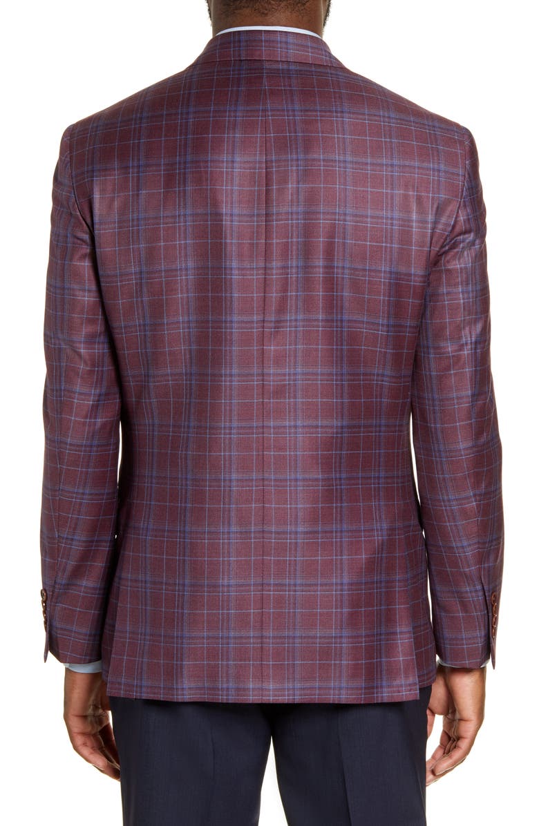 Hart Schaffner Marx Classic Fit Plaid Wool Sport Coat, Alternate, color,