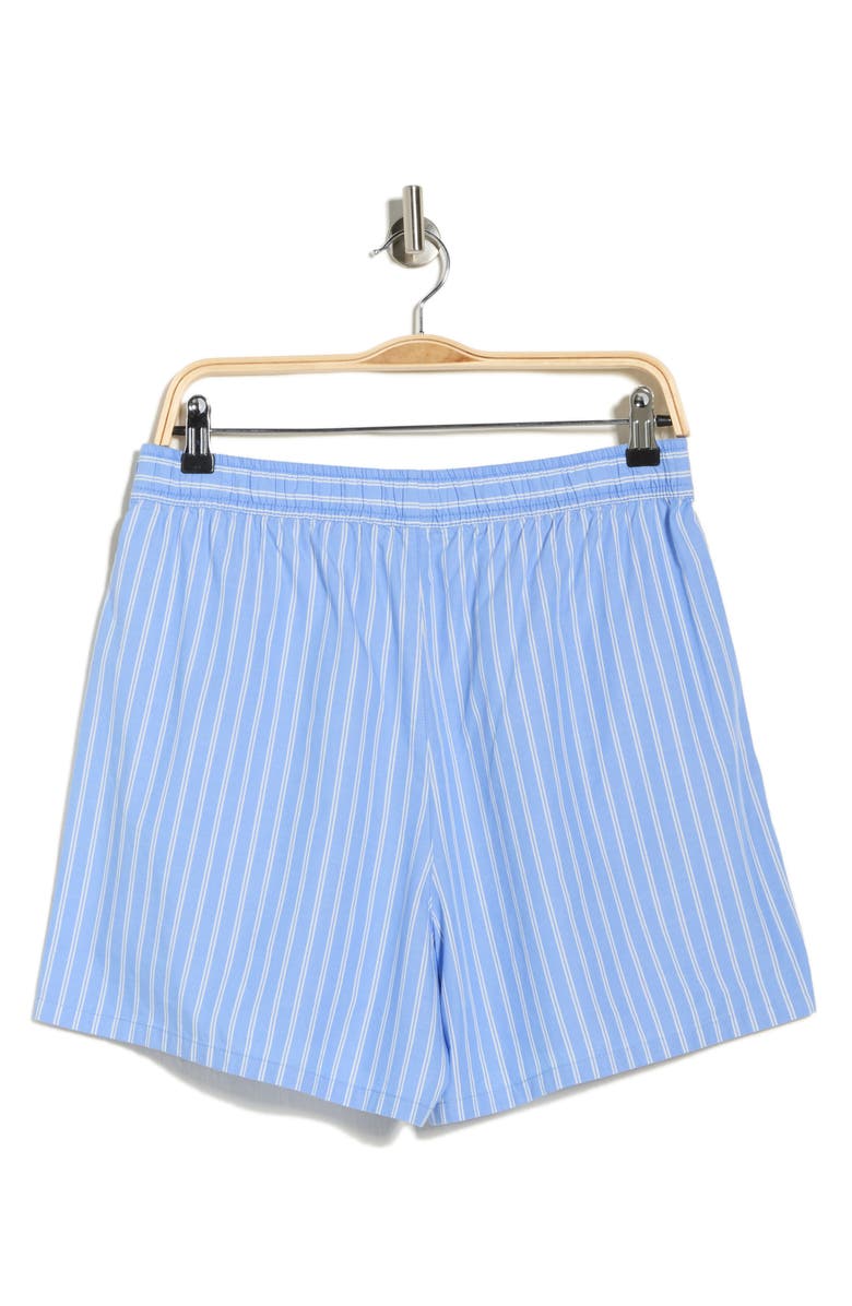 C & C California Stripe Cotton Poplin Boxer Shorts, Alternate, color, Blue/ White Stripe
