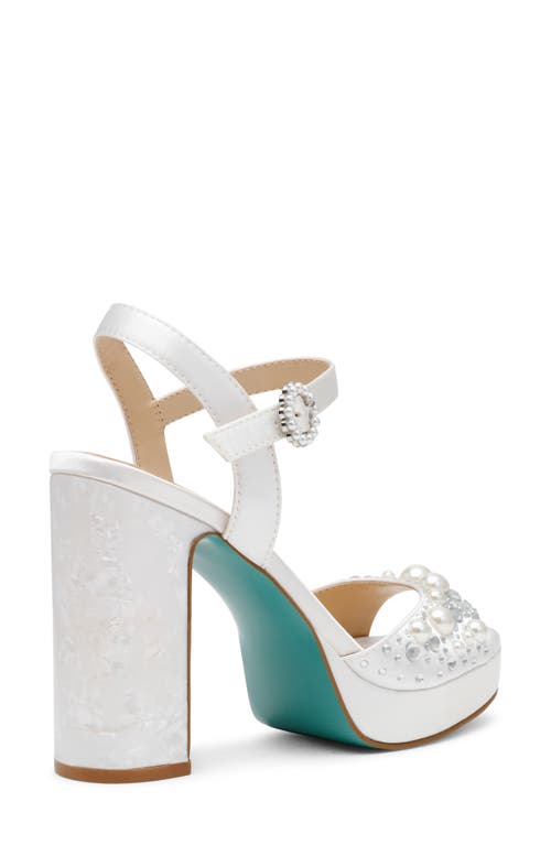 BETSEY JOHNSON BETSEY JOHNSON AVIAN PLATFORM SANDAL 