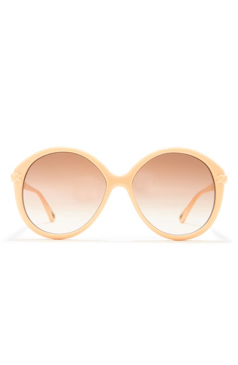 58mm Round Sunglasses