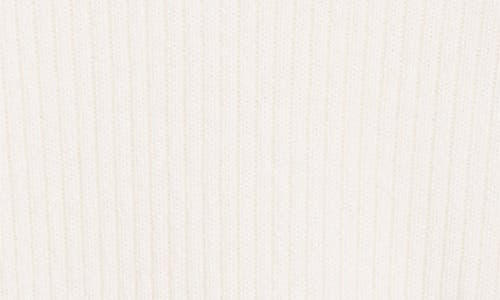 Balmain Button Detail Ribbed Cashmere Sweater In Neutral