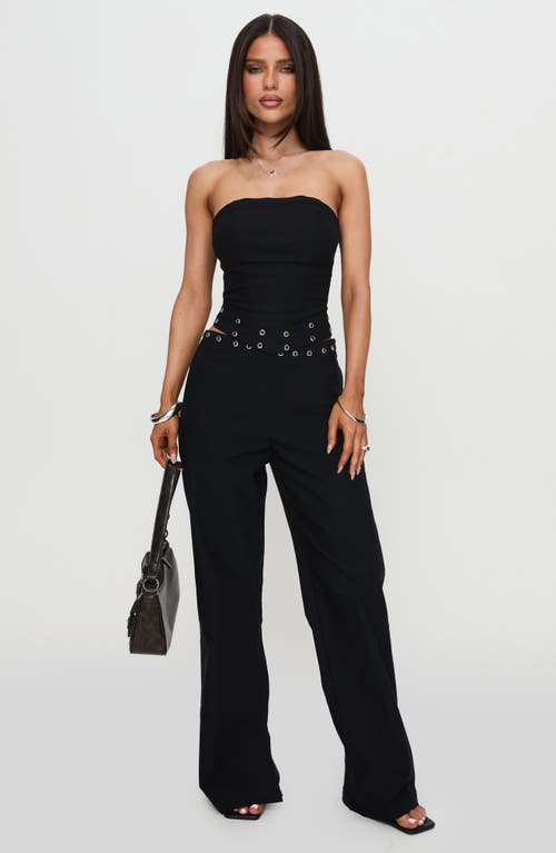 Princess Polly Passionette Grommet Wide Leg Pants
