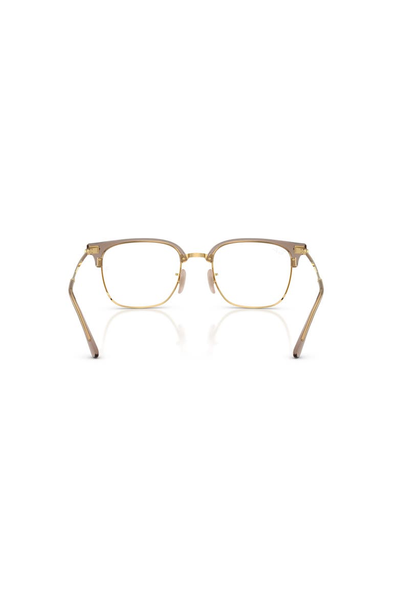 51mm Square optical glasses, Alternate, color, Beige