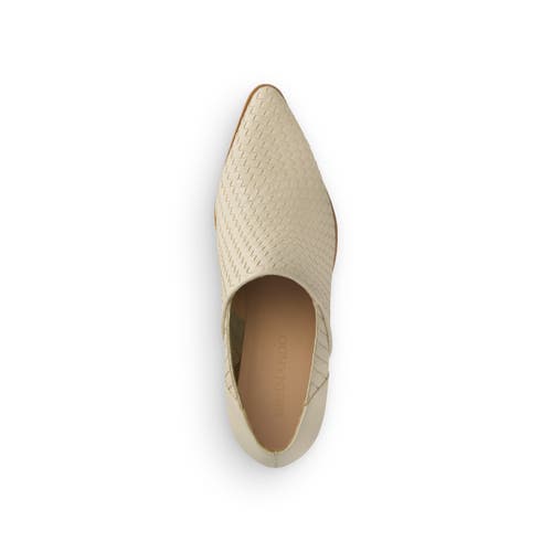 Shop Bernardo Footwear Famous Ankle Bootie In Eggshell