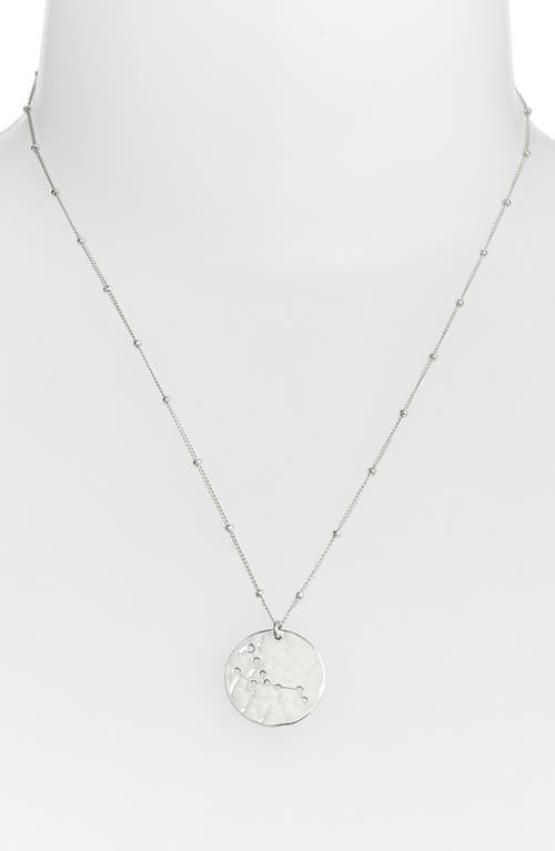 Nashelle Constellation Pendant Necklace In Sterling Silver Taurus