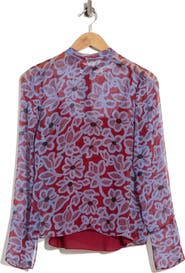 Rebecca Taylor Vera Fleur Silk Top