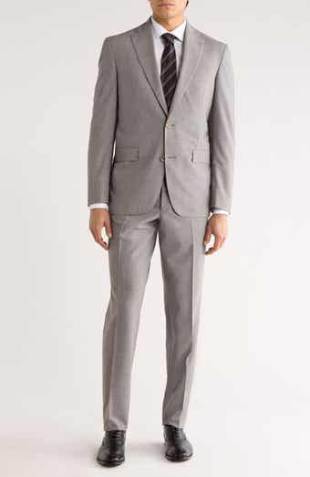J|V by Jack Victor Expo Solid Stretch Wool Suit