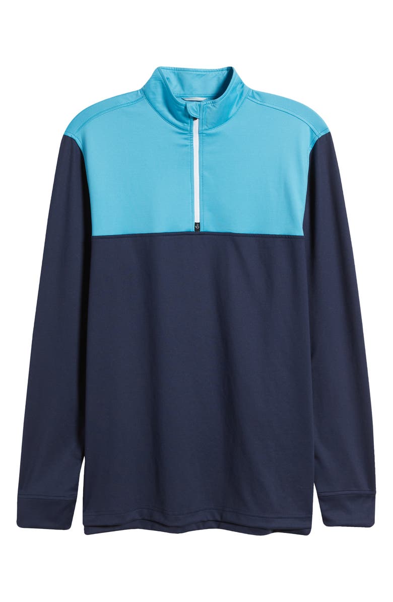 Swannies Eli Quarter Zip Golf Pullover, Alternate, color, Maui
