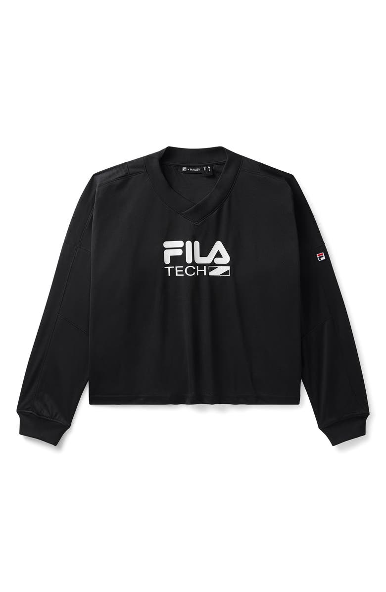 FILA x Hailey Long Sleeve Sports Jersey, Alternate, color, 