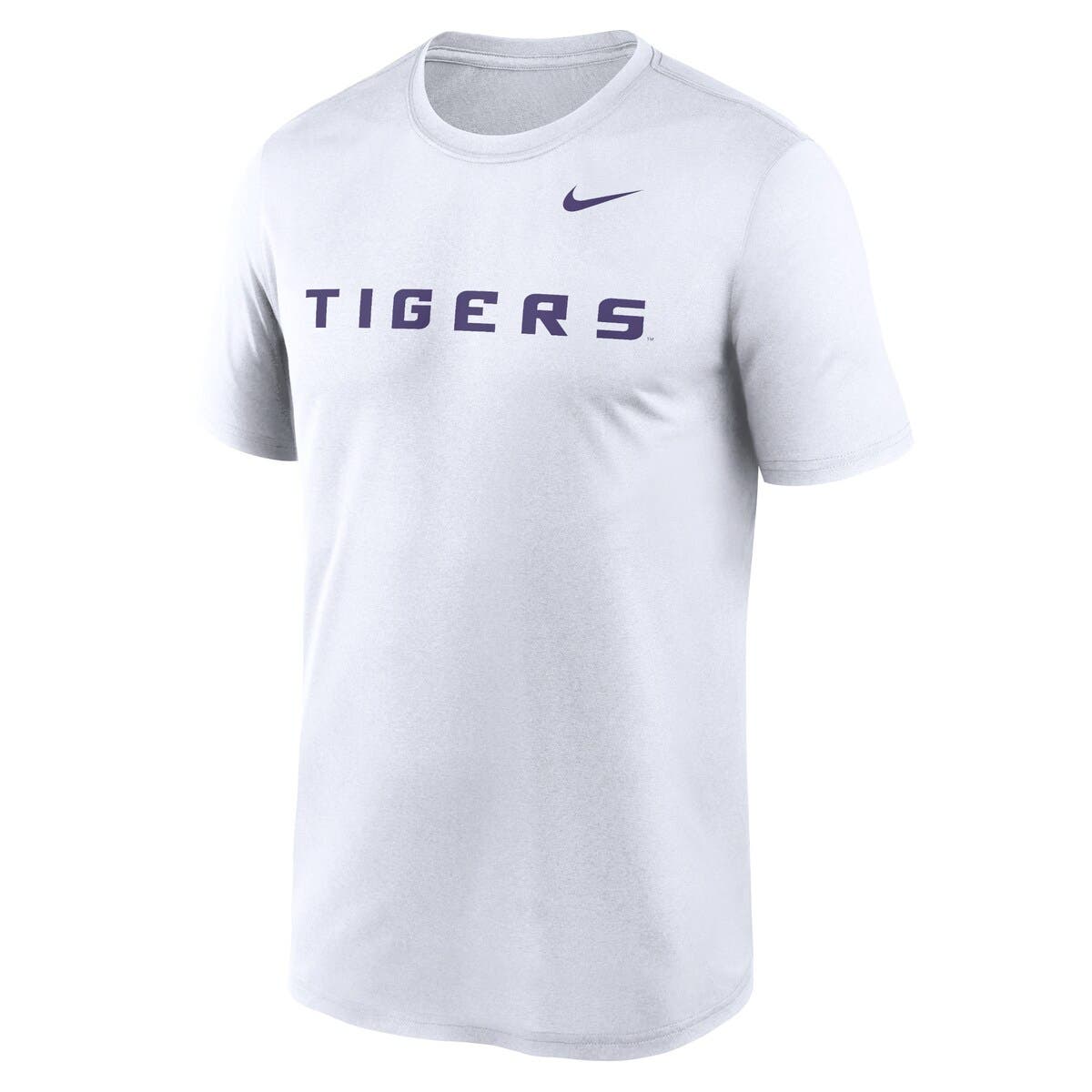 Men's Nike White LSU Tigers Primetime Legend Wordmark T-Shirt - image 2