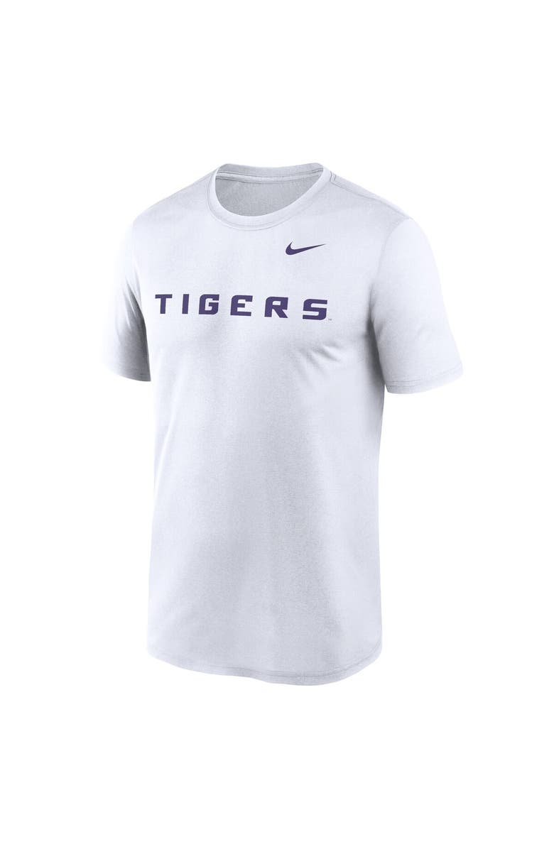 Nike Men's Nike White LSU Tigers Primetime Legend Wordmark T-Shirt, Alternate, color, 