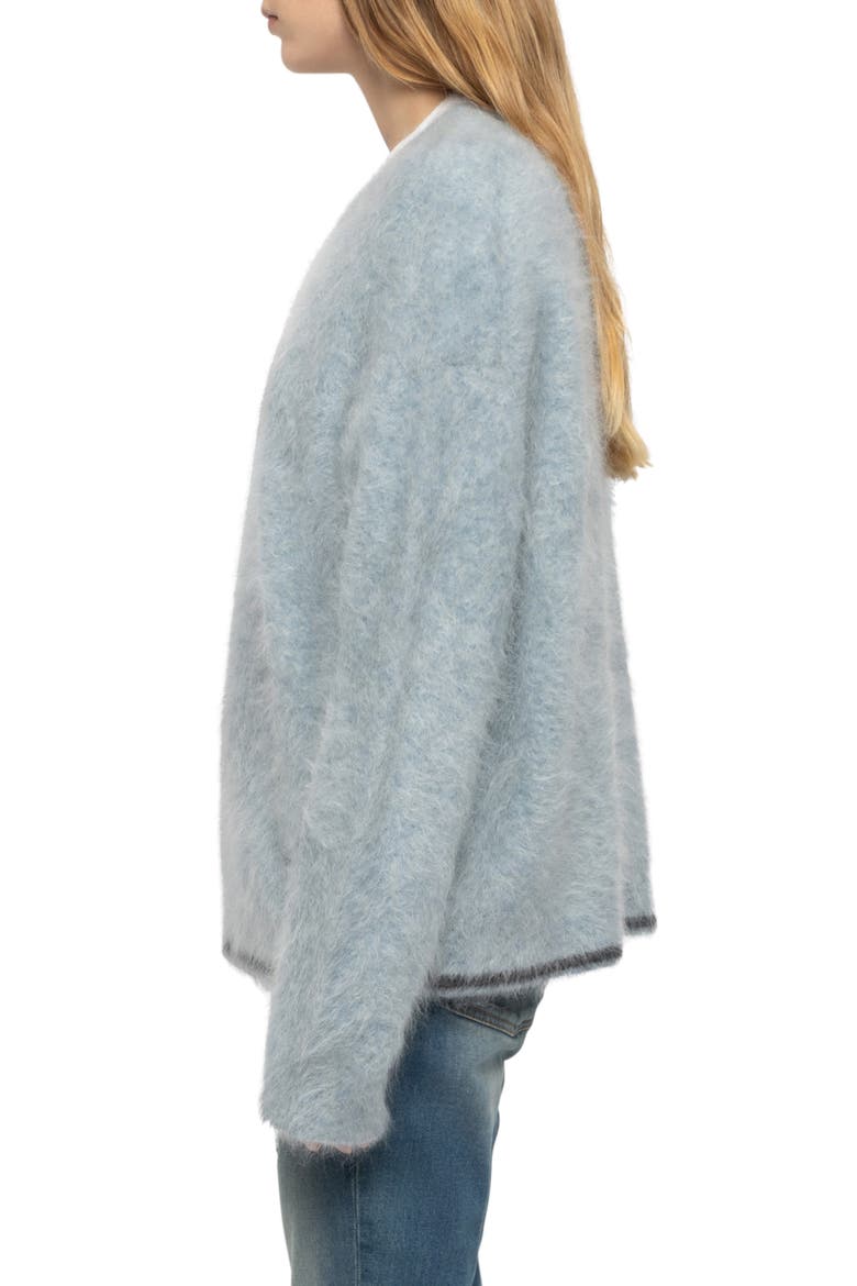 Markuz Logo Embroidery Sweater, Alternate, color, FROZEN