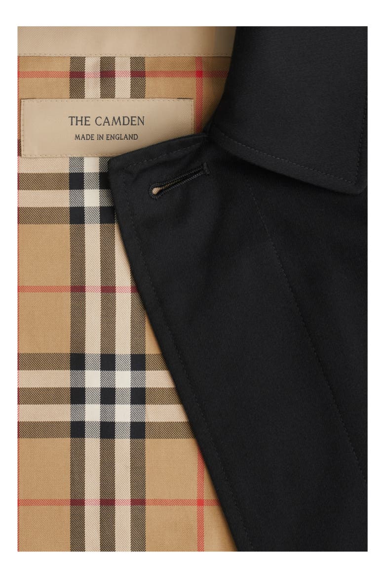 Short Camden Heritage Car Coat, Alternate, color, Black