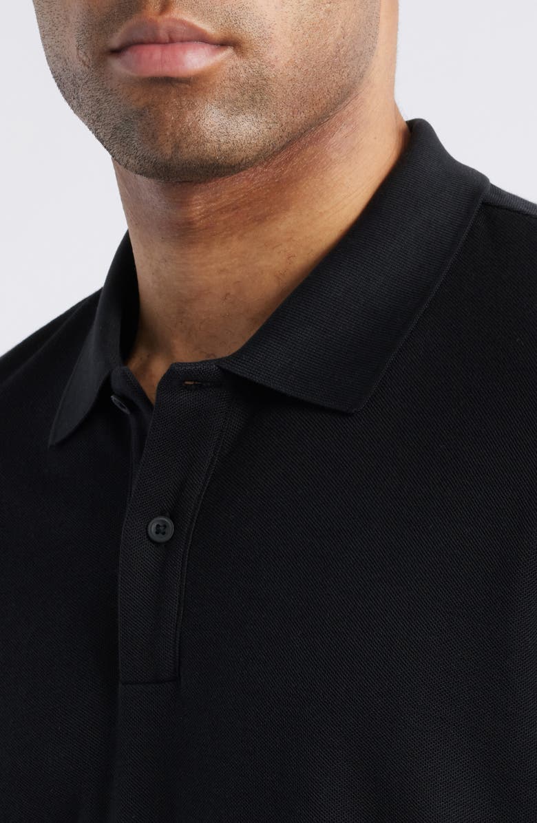 Nordstrom Pima Cotton Piqué Polo, Alternate, color, Black