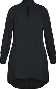 City Chic Bow Tunic Top