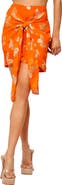 CIEBON Cora Metallic Knot Miniskirt