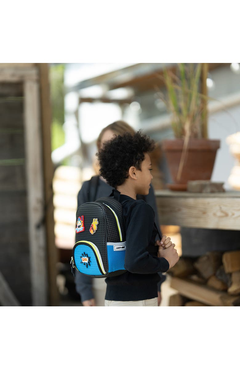 Light+Nine Electric Blue Little Miss Water Resistant Backpack, Alternate, color,