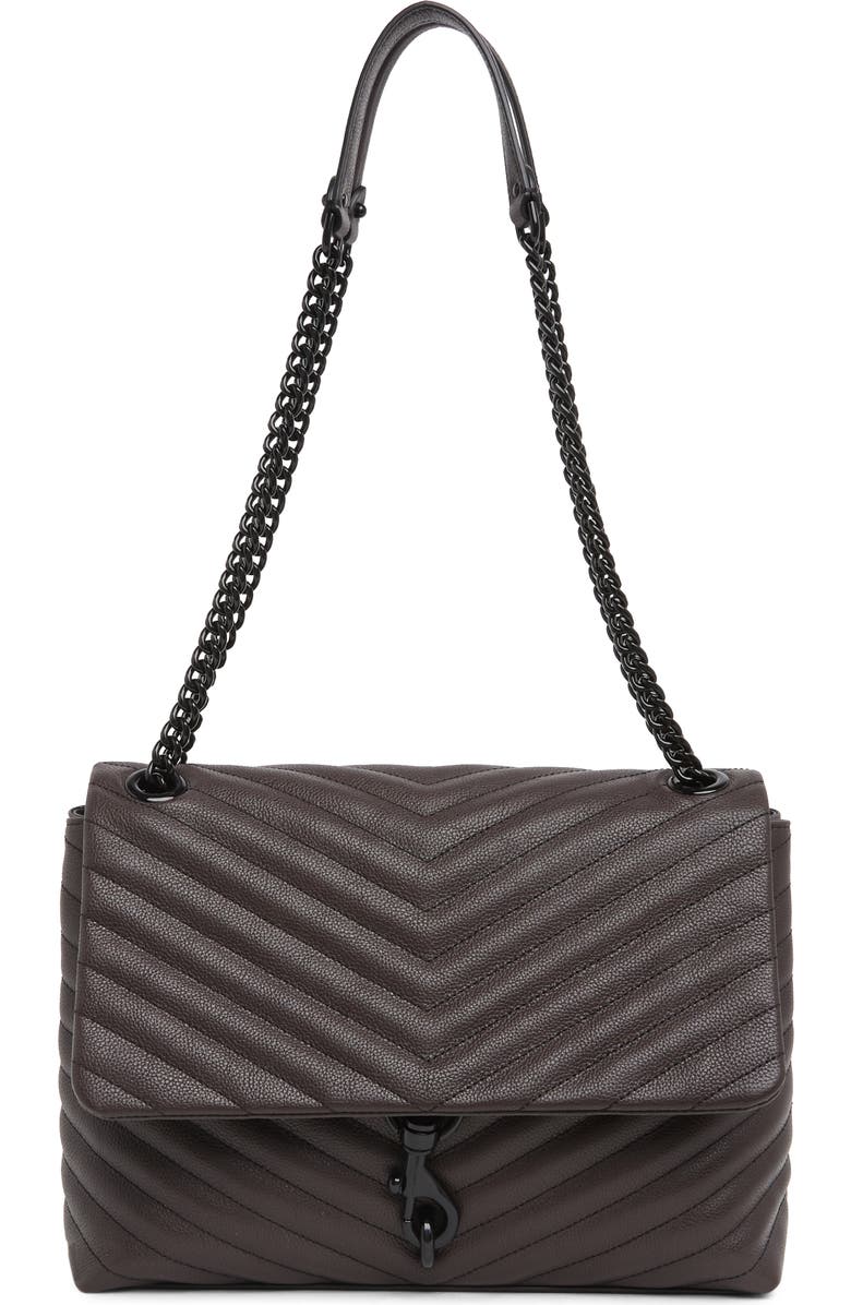 Rebecca Minkoff Edie Leather Shoulder Bag, Main, color,