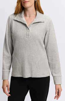 Foxcroft Sammy Cotton Blend Polo Top
