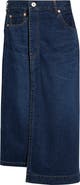 Sacai Asymmetric Denim Skirt