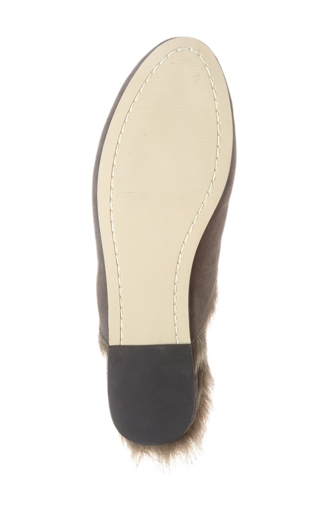 'Apfel' Mule, Alternate, color, GREY SUEDE/ SILVER GREY