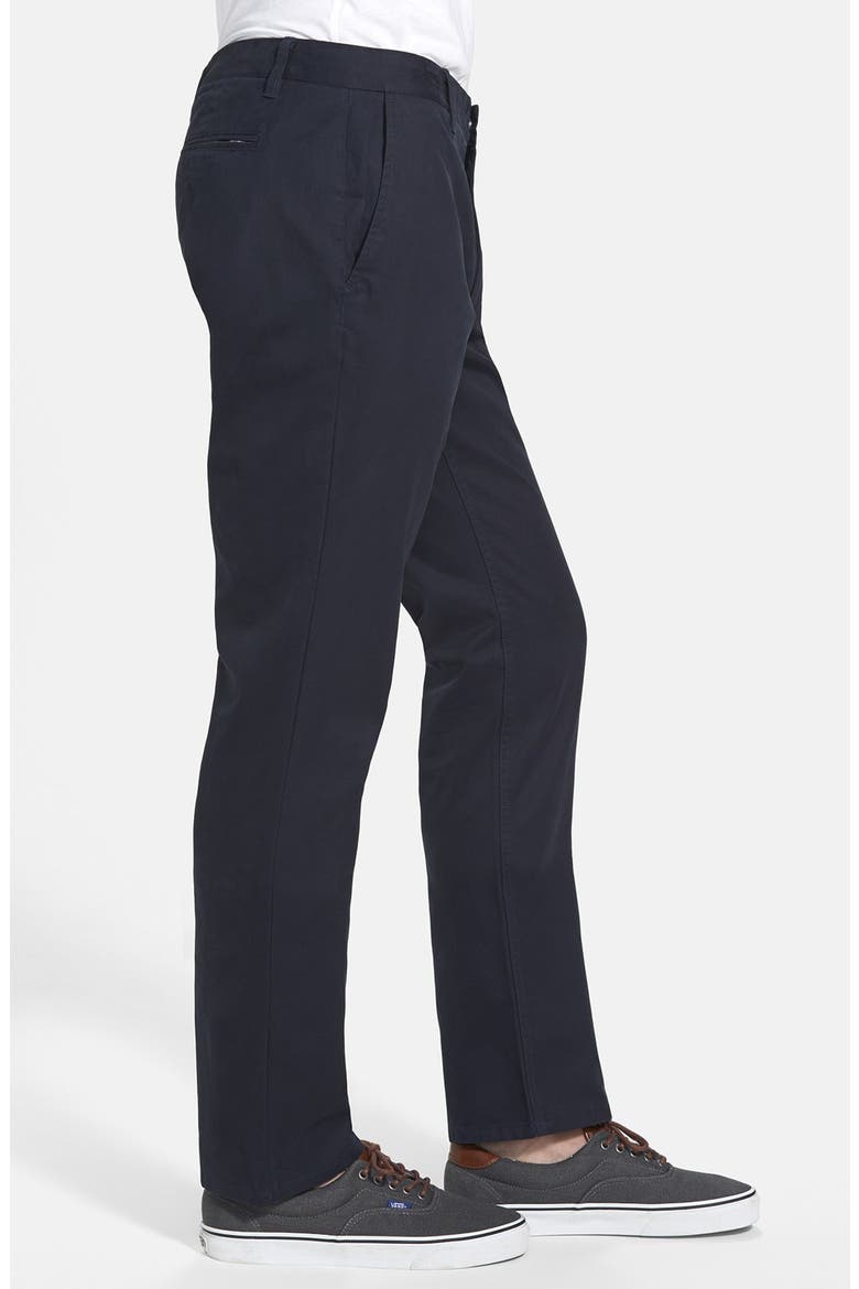 Slim Fit Washed Chinos, Alternate, color, JET BLUES