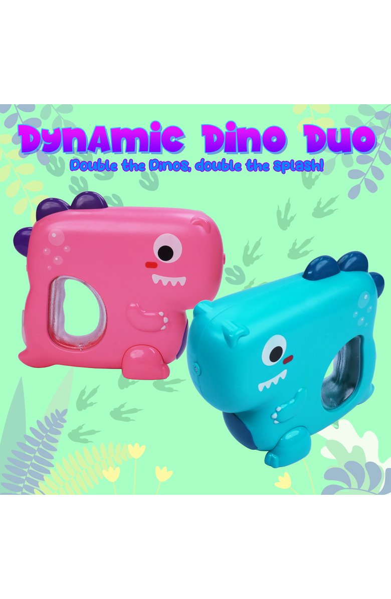 USA Toyz Blue & Pink T-Rex Dino Water blaster, Alternate, color, Multicolor