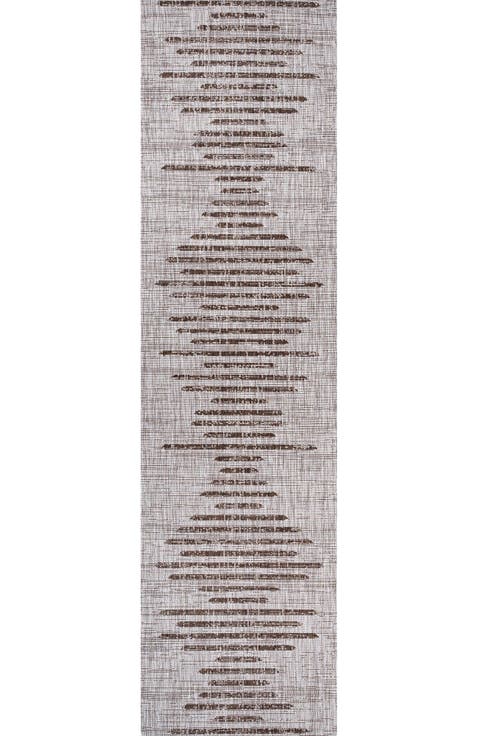 Zolak Berber Stripe Geometric Indoor/Outdoor Area Rug