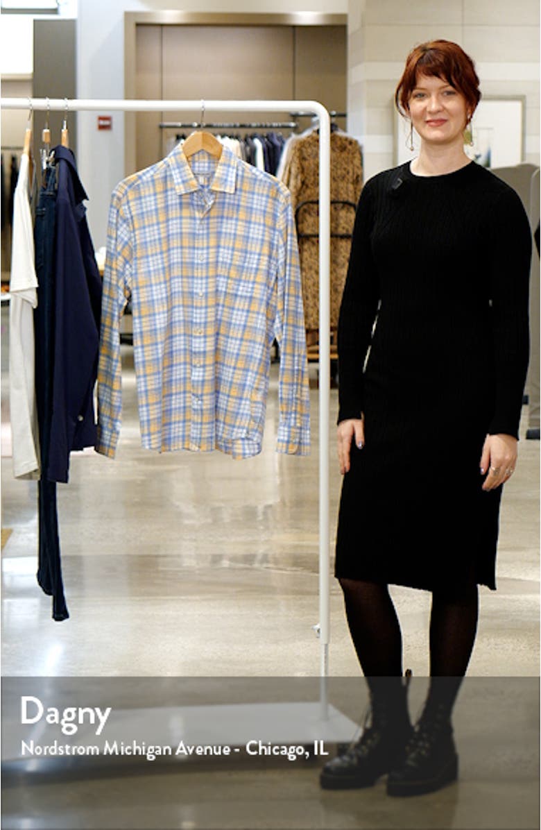 Macaw Plaid Button-Up Shirt, sales video thumbnail