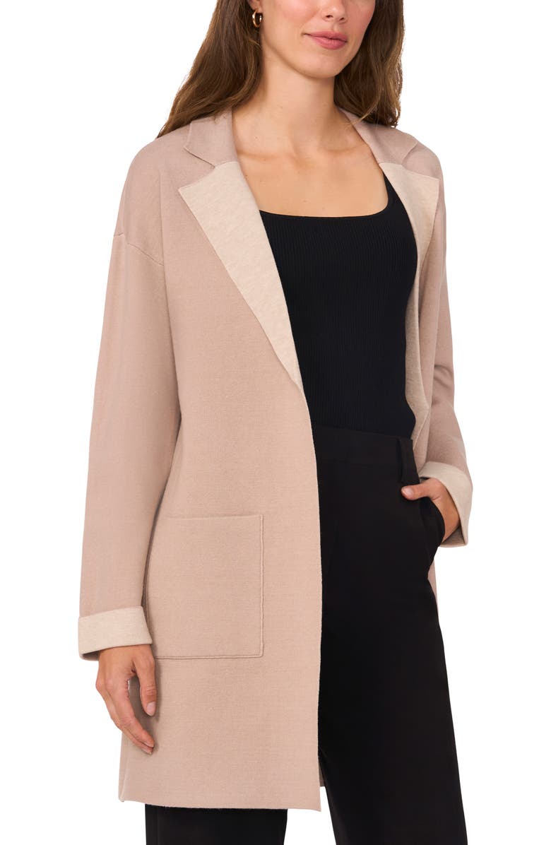 Halogen<sup>®</sup> Open Front Coat, Alternate, color, Simply Taupe