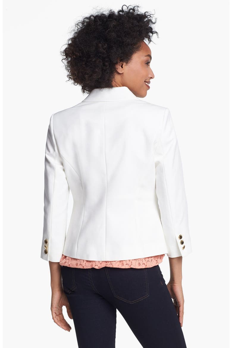 Two Button Blazer, Alternate, color, IVORY