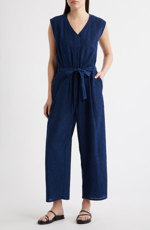 Crinkled Ankle Jumpsuit