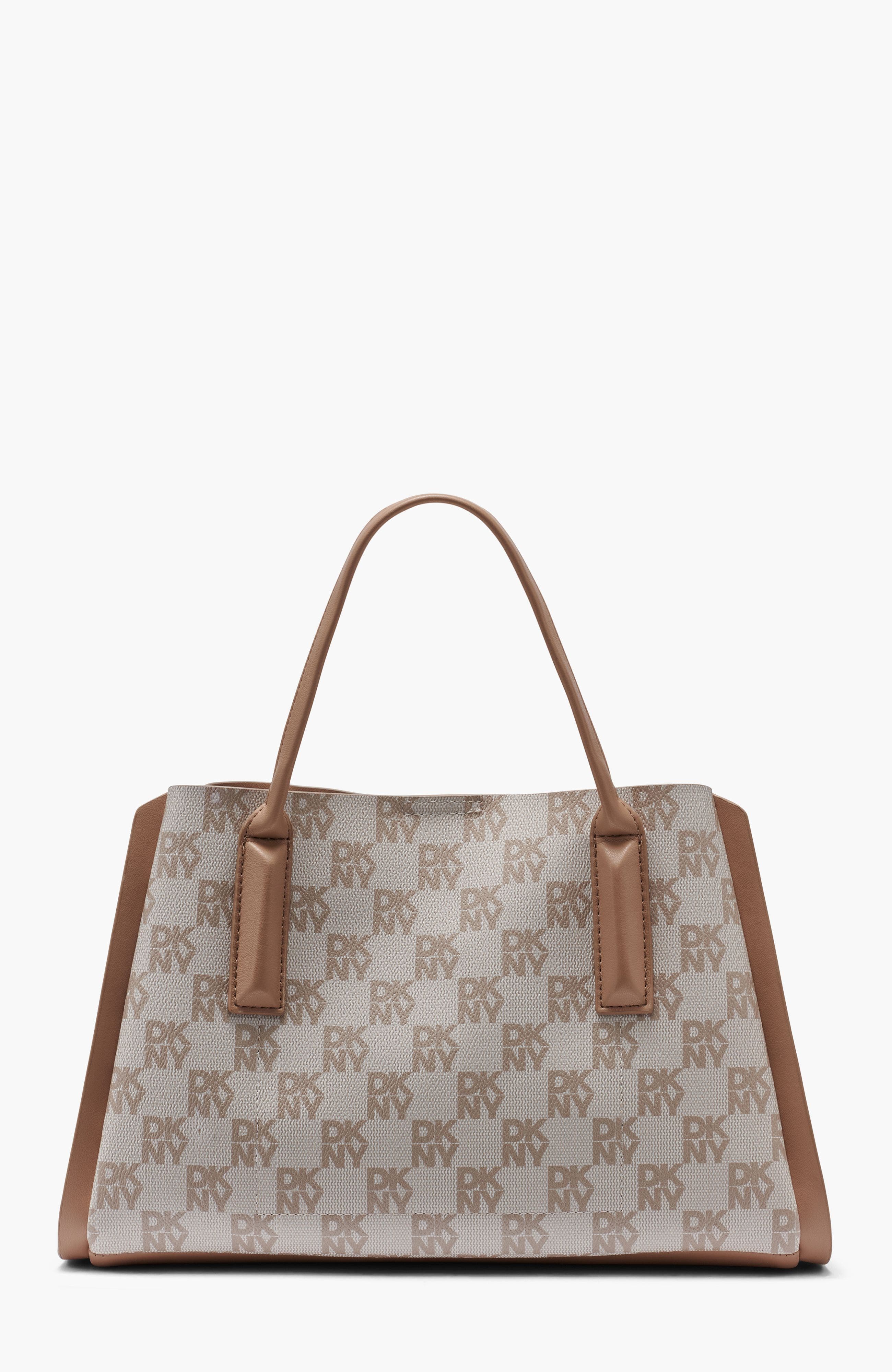 DKNY Josie Satchel, Alternate, color, Cappuccino Combo