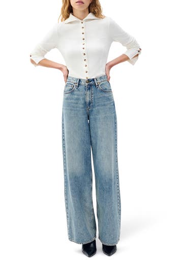 Featherweight Sofie High Waist Wide Leg Jeans
